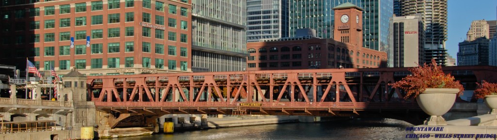 Chicago - Wells Street bridge